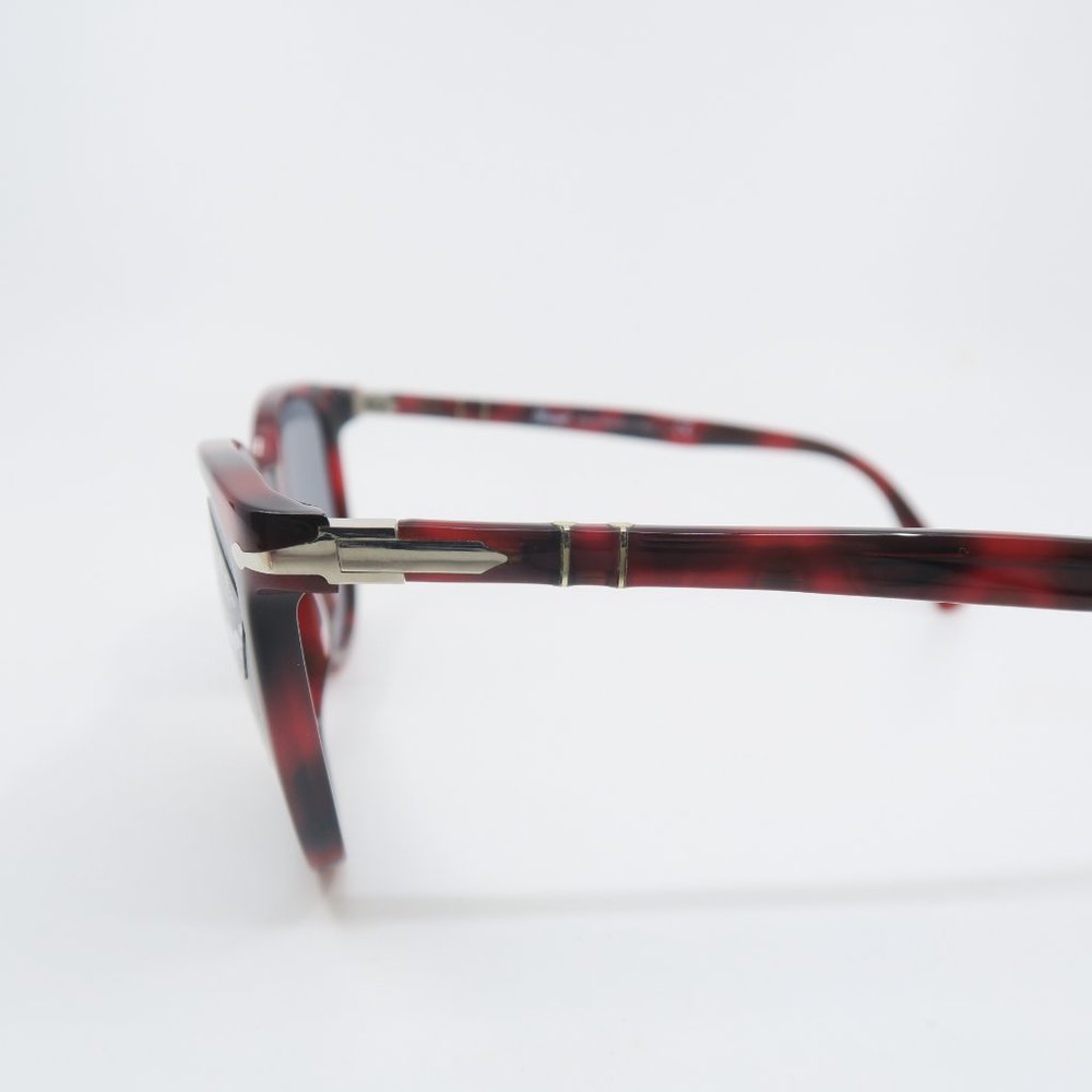 Persol 3226-S 1100/R5 51mm Red Tortoise-Gray Tempered Glass, New Sunglasses. - Picture 7 of 11